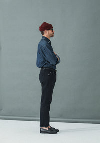 Jean Selvedge Black - Tapered Fit