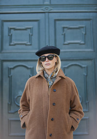 Manteau Balmaccan Wool & Alpaca Beige