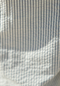 Chino Militaire Seersucker Crème - Comfort Fit
