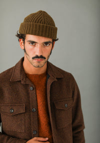 Surchemise Laine Mérinos Rouille - New Fit