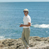 City Pant Lin Gray Green