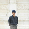 Chemise Flanelle Navy - Col tailleur