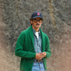 Cardigan Lambswool Green