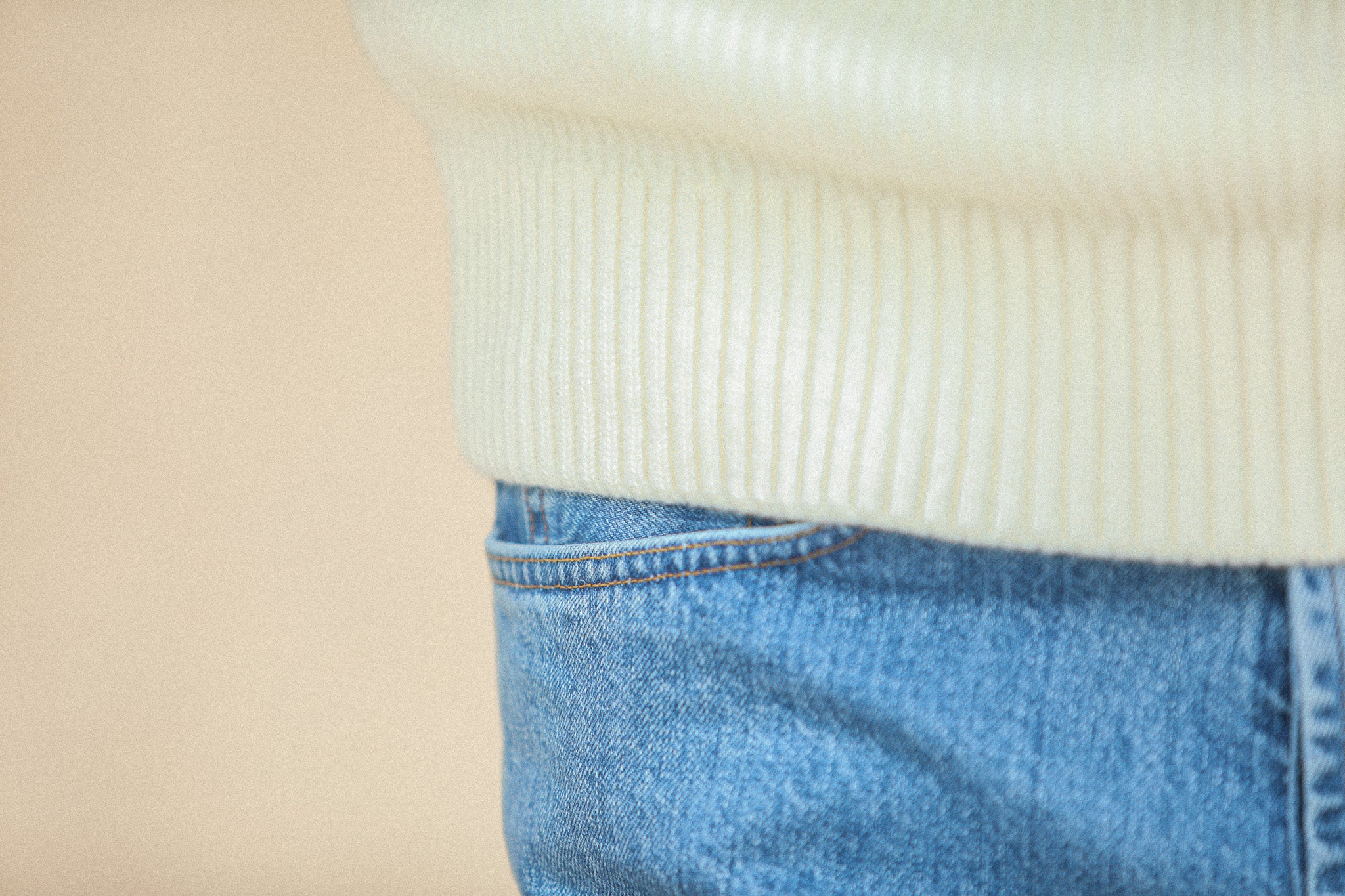 Back in stock ! Pull Militaire Lambswool Crème