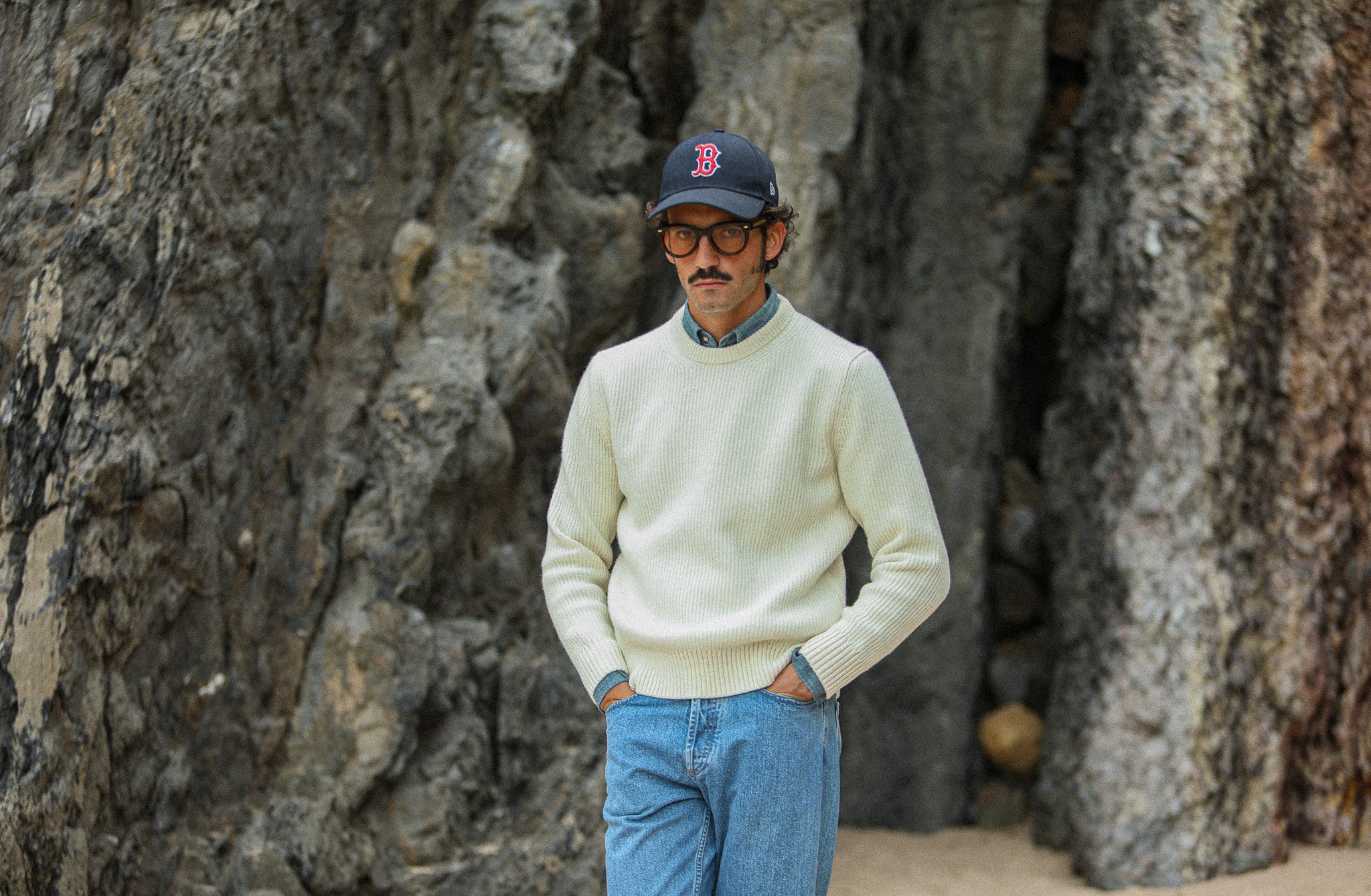 Back in stock ! Pull Militaire Lambswool Crème