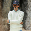 Back in stock ! Pull Militaire Lambswool Crème