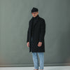 Manteau Long - Laine & Cachemire Noir