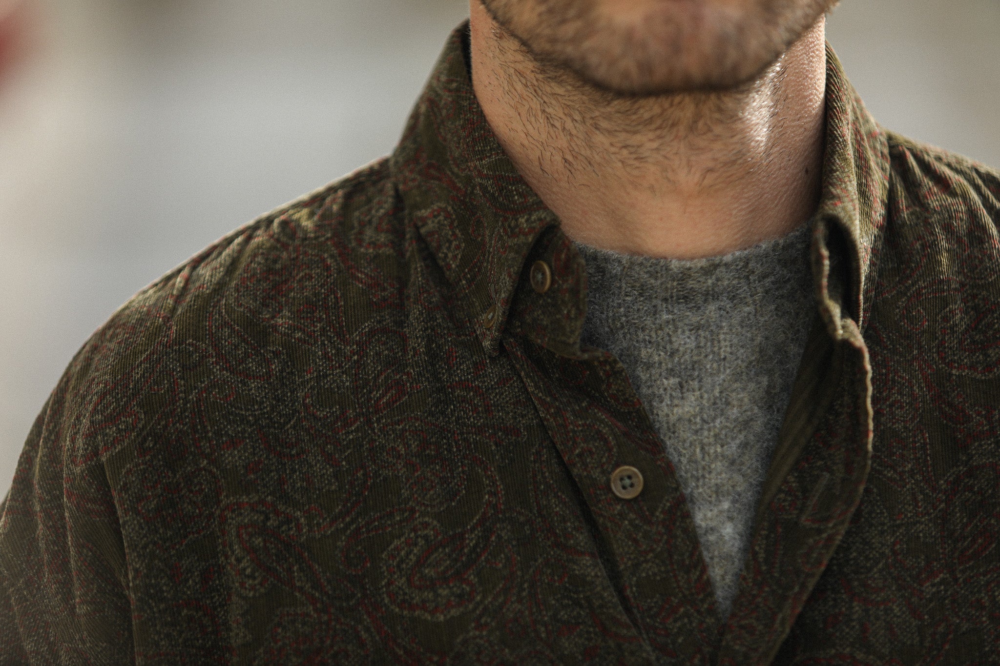Surchemise Velours Japan Paisley - New Modern Fit