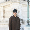Surchemise Laine Pied Poule Brown & Black