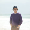 Pull Col Rond Lambswool Purple