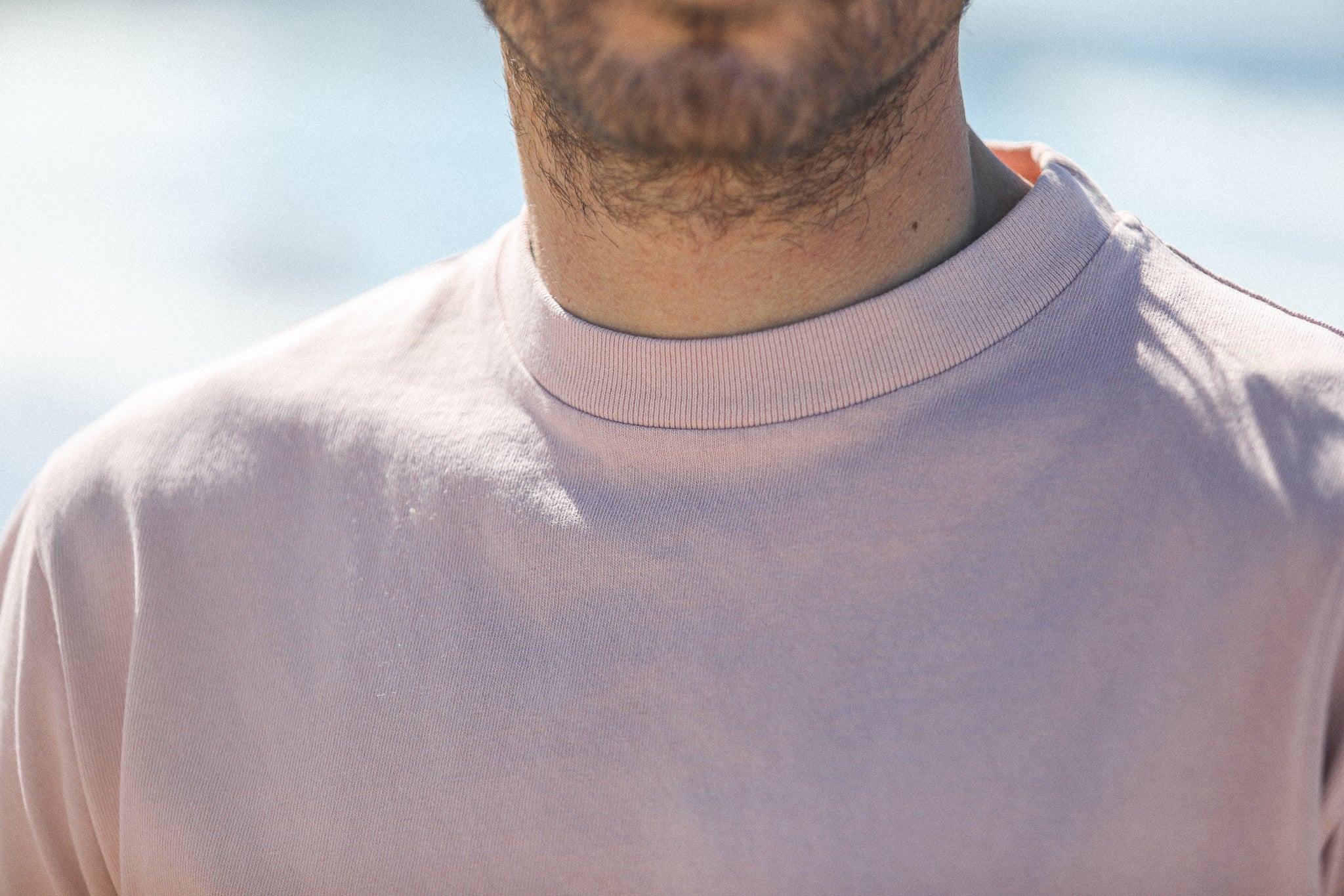 Tee-Shirt Confort Acid Wash Faded Pink