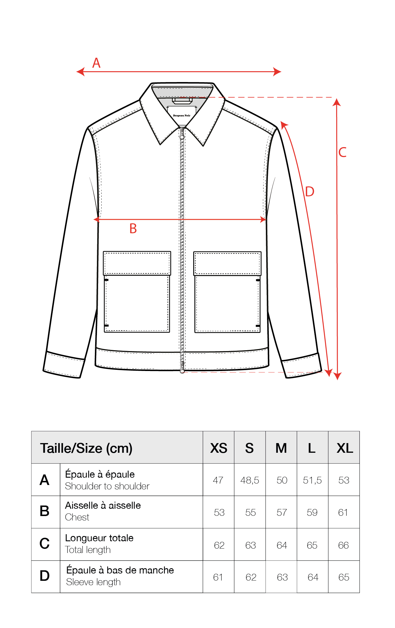 Guide des tailles