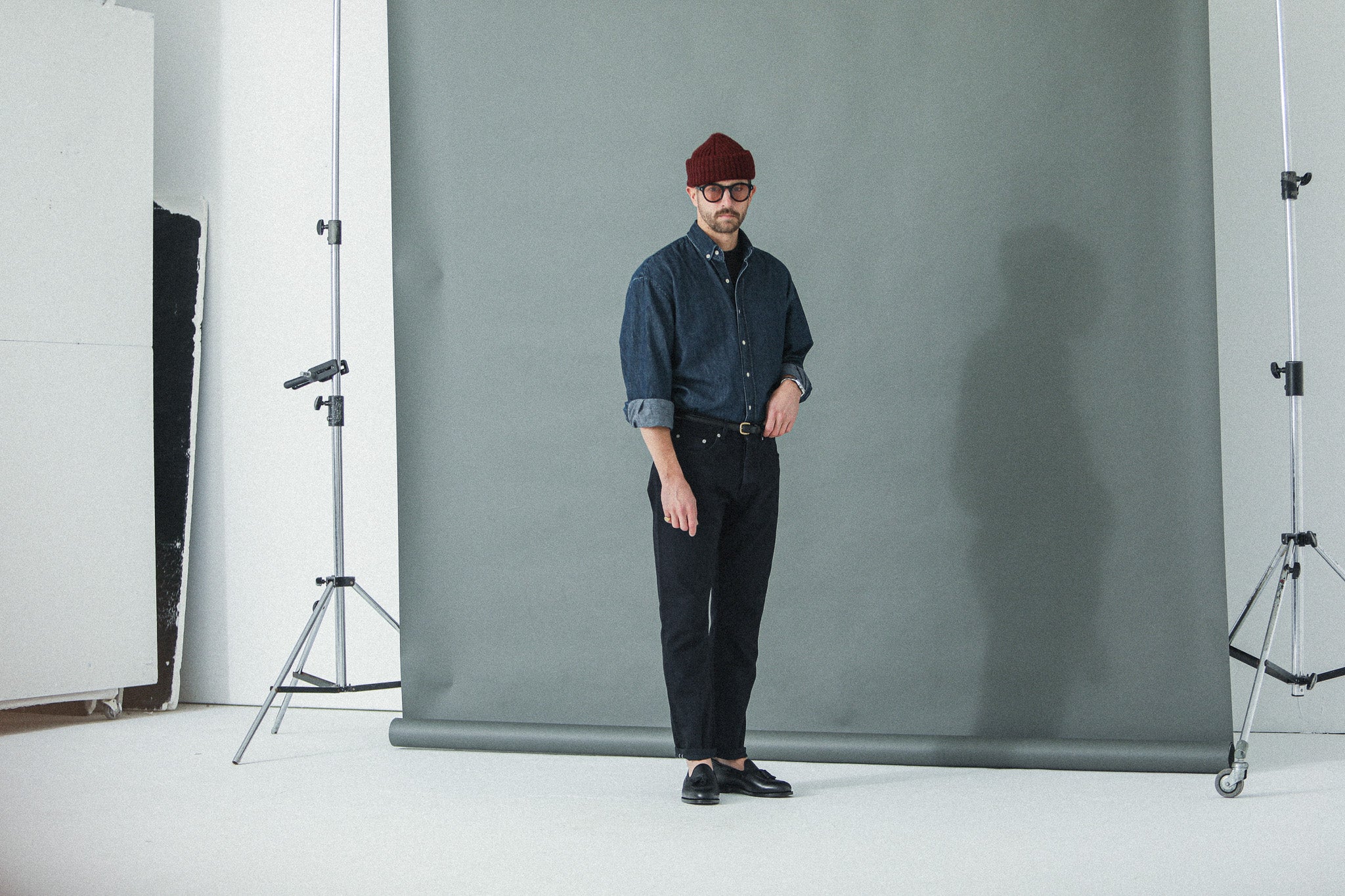 Jean Selvedge Black - Tapered Fit