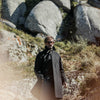 Manteau Balmaccan Laine & Cachemire Noir