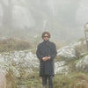Manteau Balmaccan Laine & Cachemire Marine