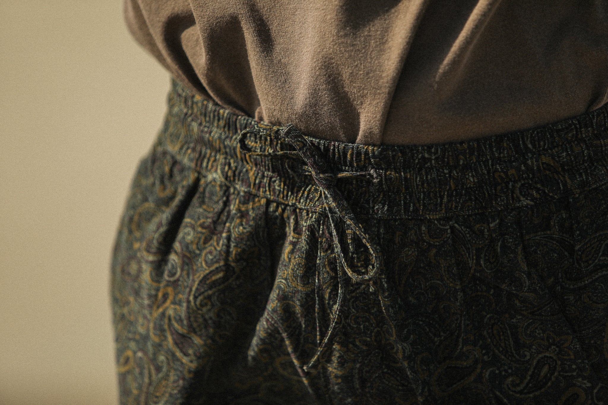 Beach Shorts - Velours Japonais Paisley
