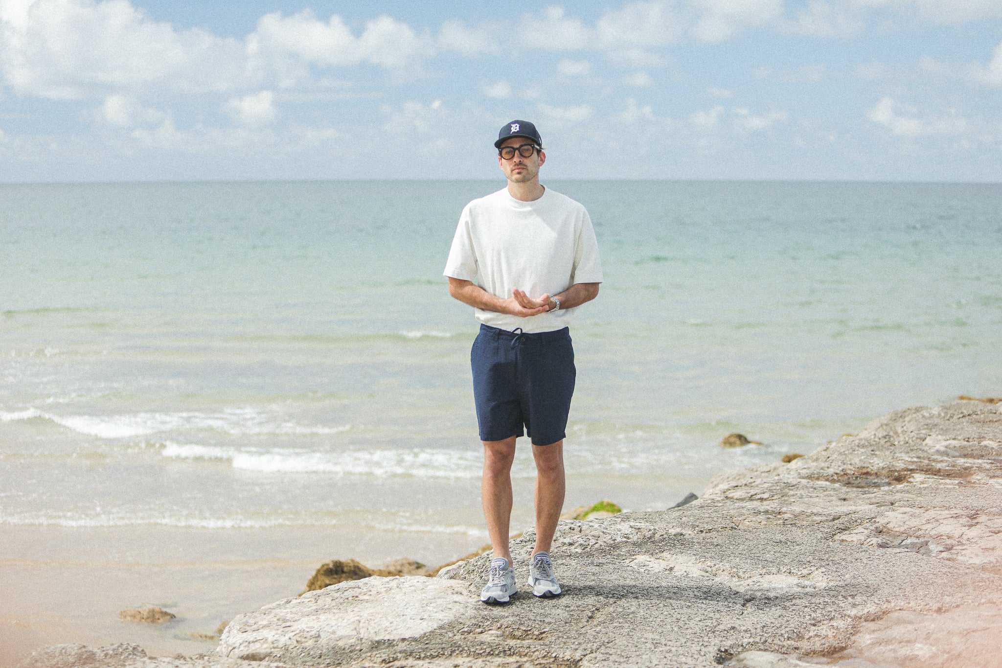 City Short - Seersucker Navy