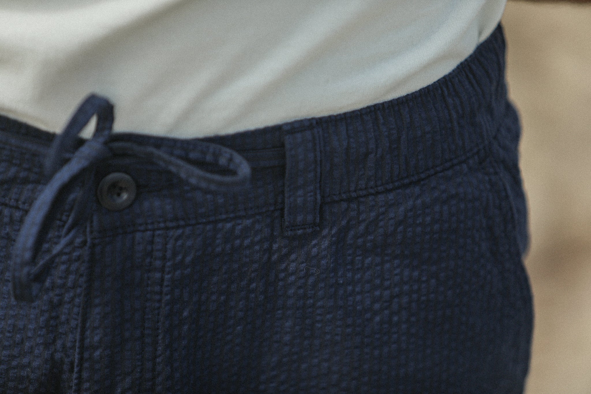 City Short - Seersucker Navy
