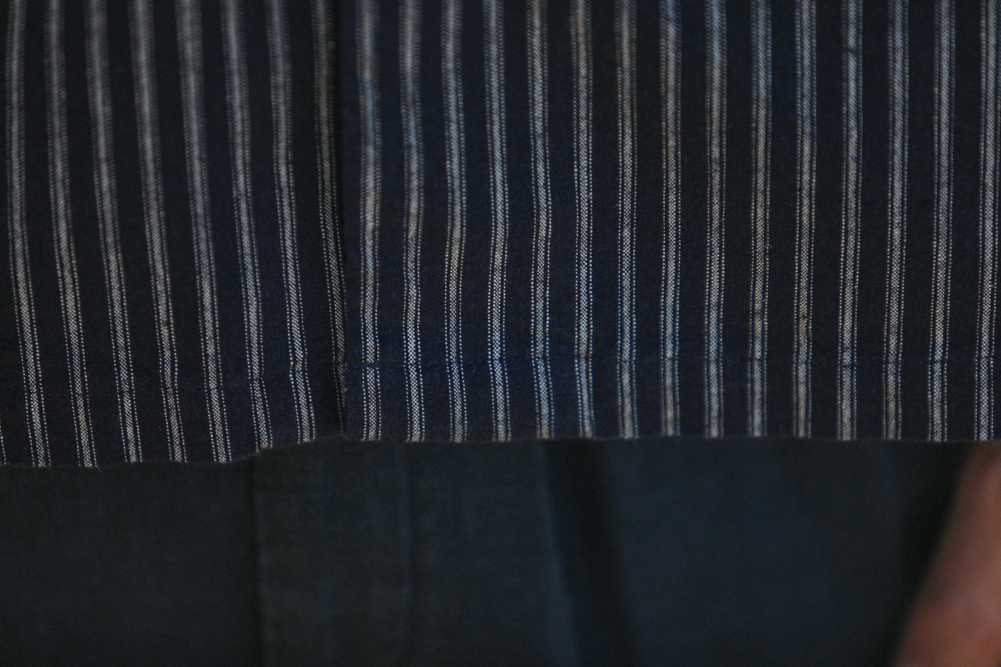 Camp Collar Stripes Navy - Modern Fit