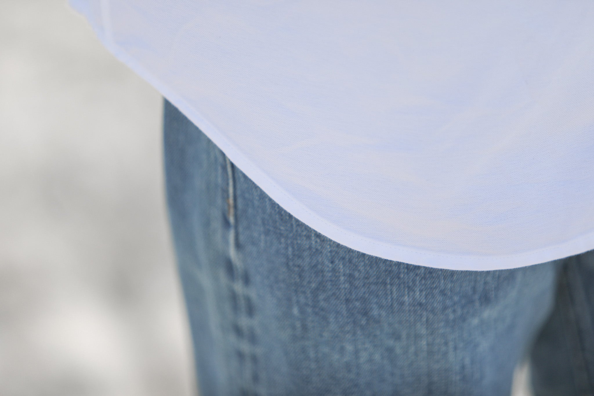 Cardigan Shirt Oxford White