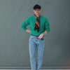 Jean Selvedge Blue Bleached - Tapered Fit