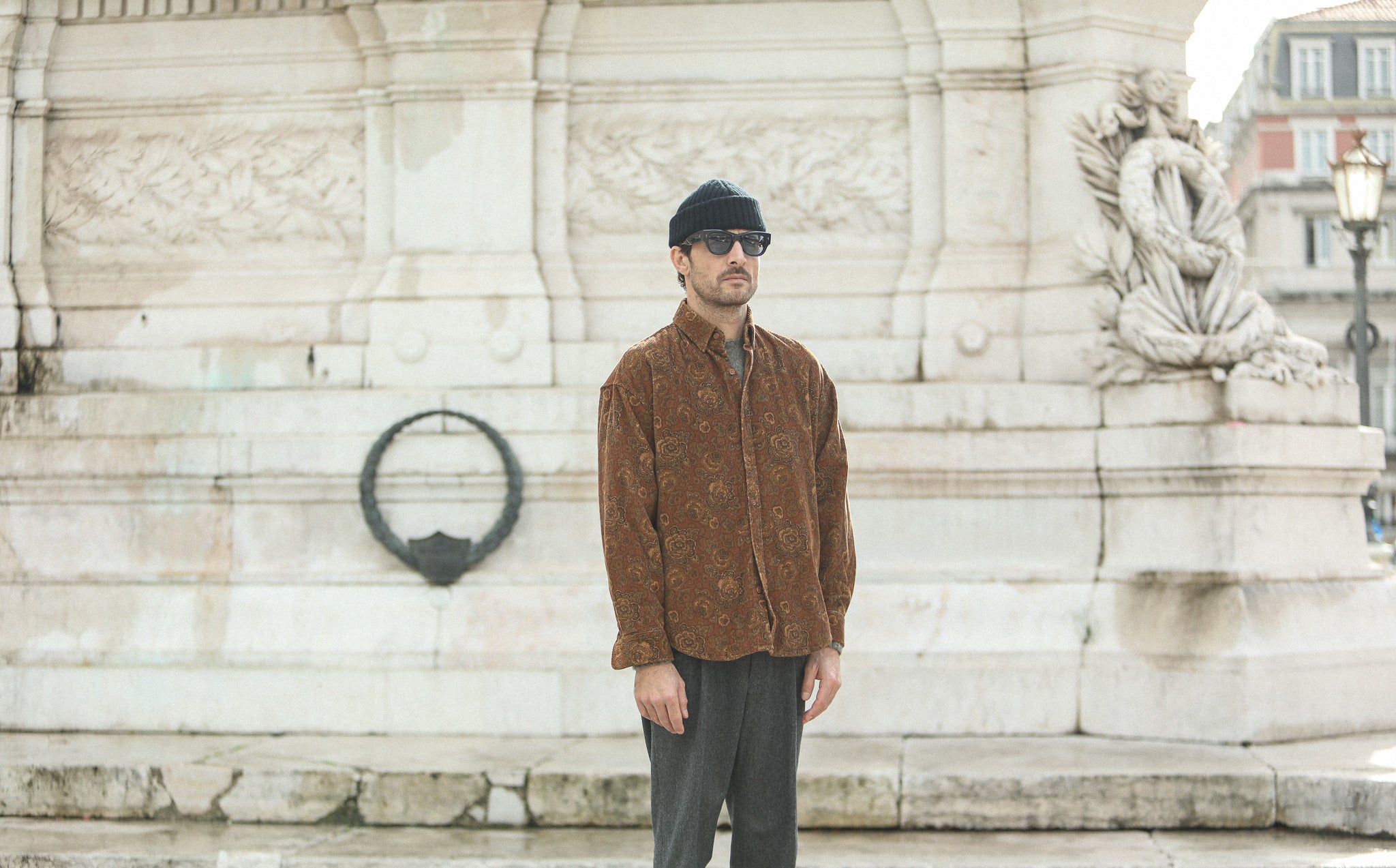 Surchemise Japan Paisley Rust - New Modern Fit