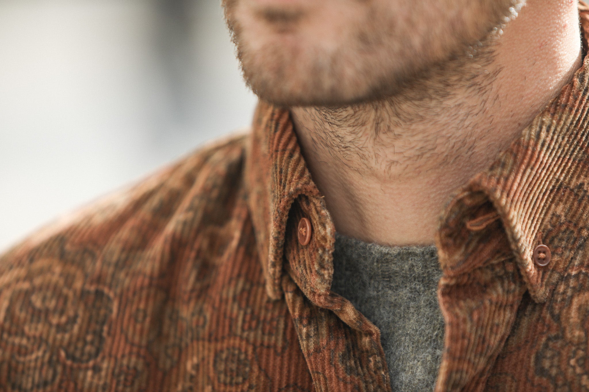 Surchemise Japan Paisley Rust - New Modern Fit