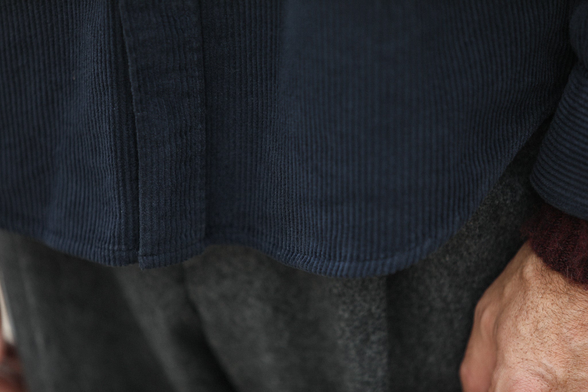 Surchemise Velours Navy - New Modern Fit