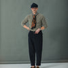 Military Pant Velours Navy - Comfort Fit