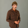 Surchemise Laine Mérinos Rouille - New Fit