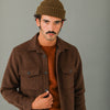 Surchemise Laine Mérinos Rouille - New Fit
