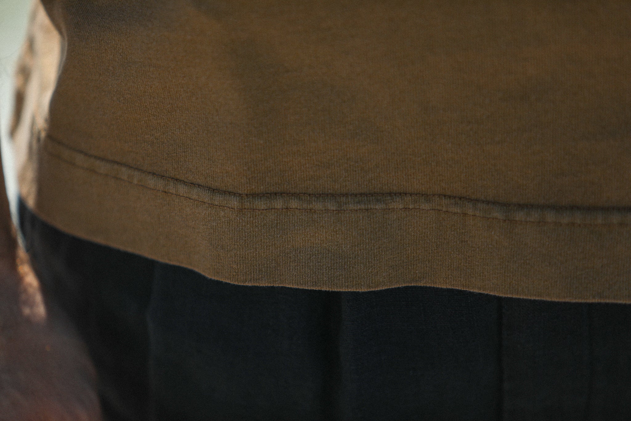 Tee-Shirt Oversize Acid Wash Cognac