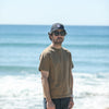 Tee-Shirt Confort Acid Wash Cognac