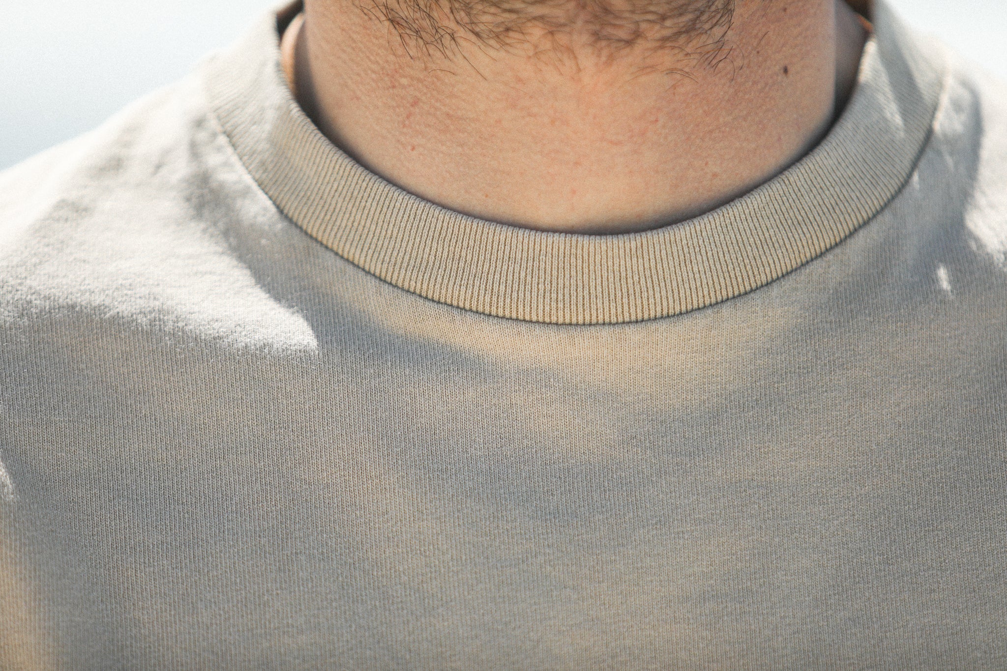 Tee-Shirt Confort Acid Wash Sand