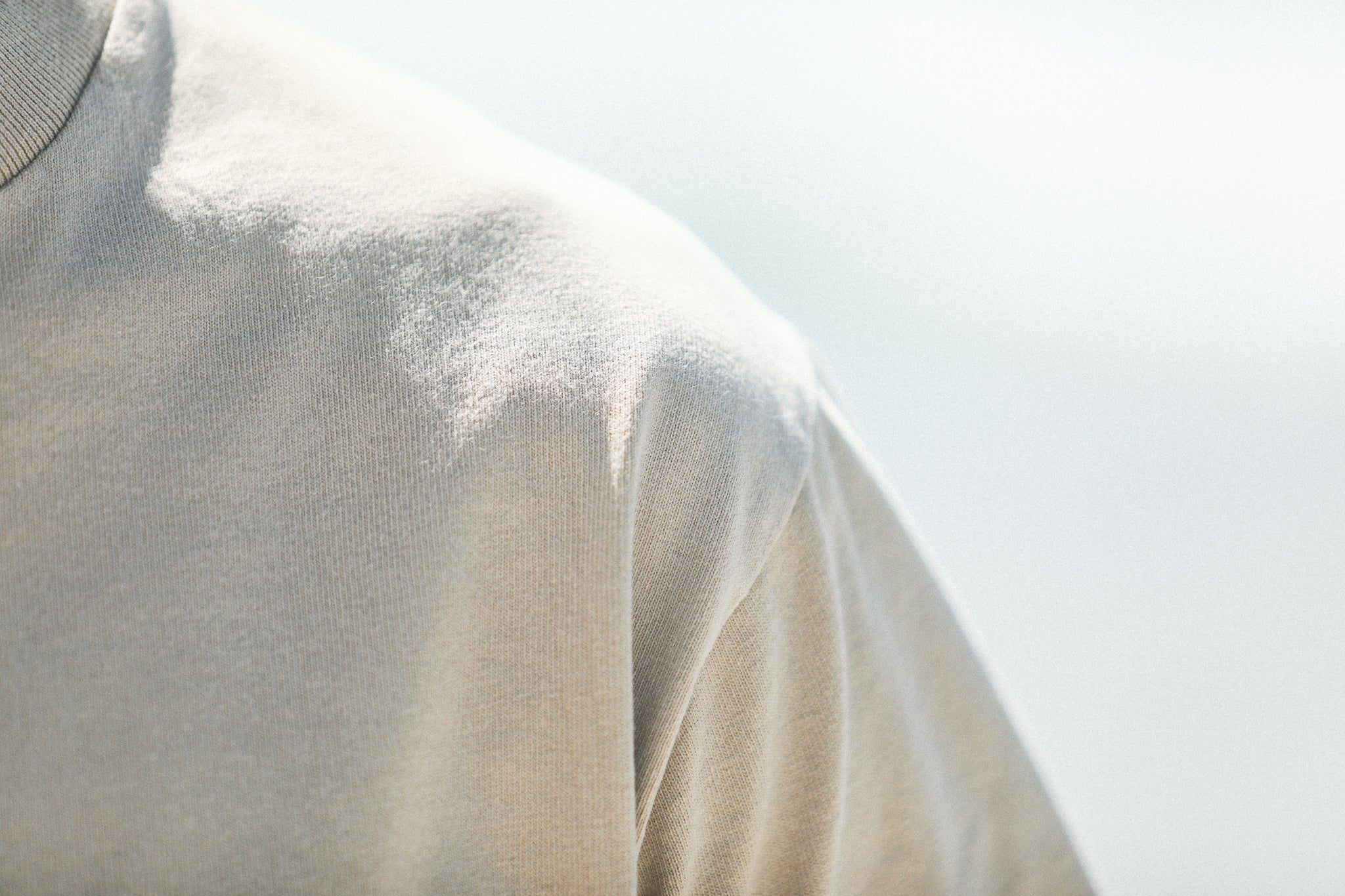 Tee-Shirt Confort Acid Wash Sand