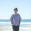 Tee-Shirt Oversize Acid Wash Lilac