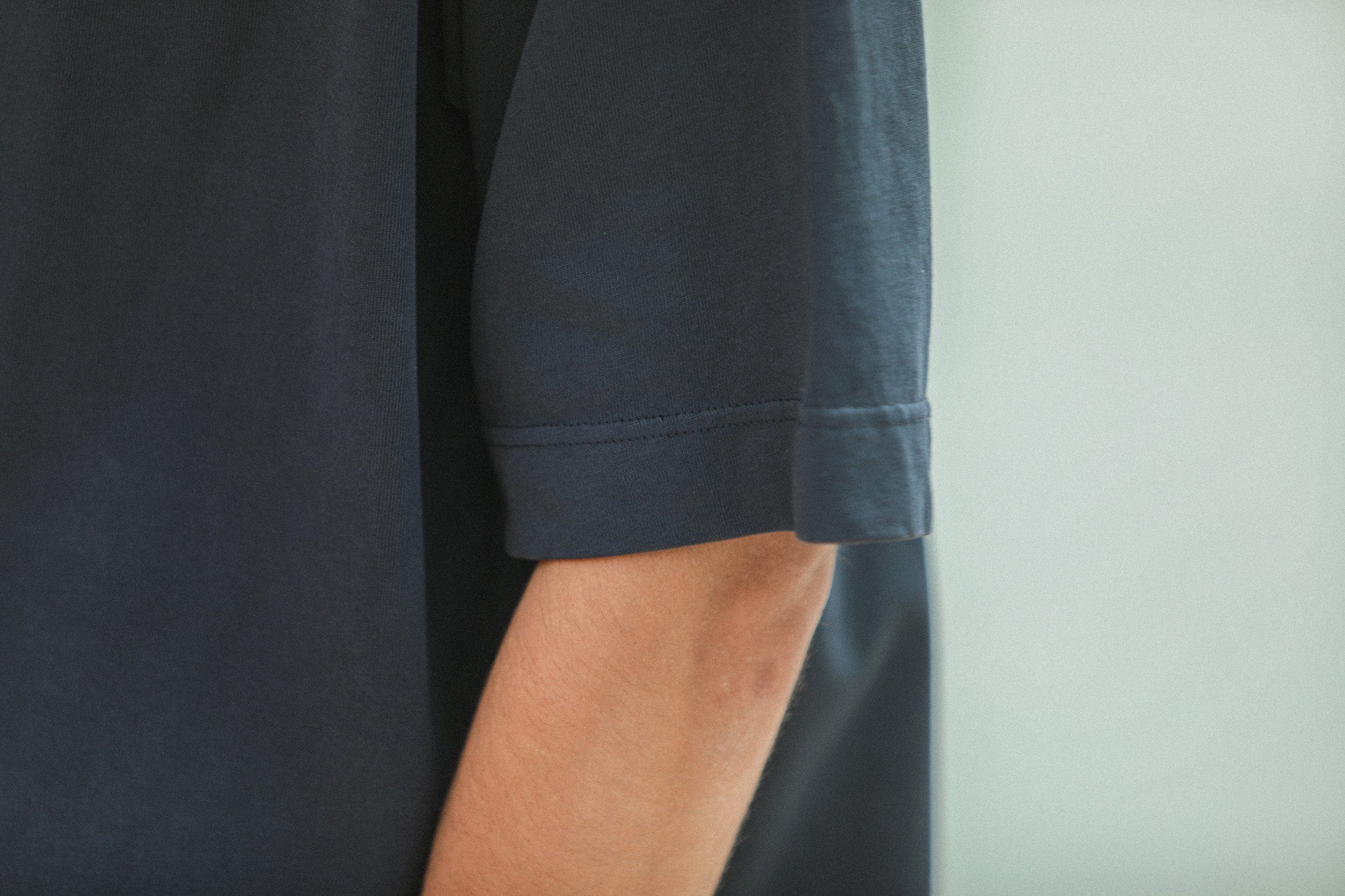 Tee-Shirt Oversized Acid Wash Indigo