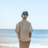Tee-Shirt Oversize Acid Wash Sand