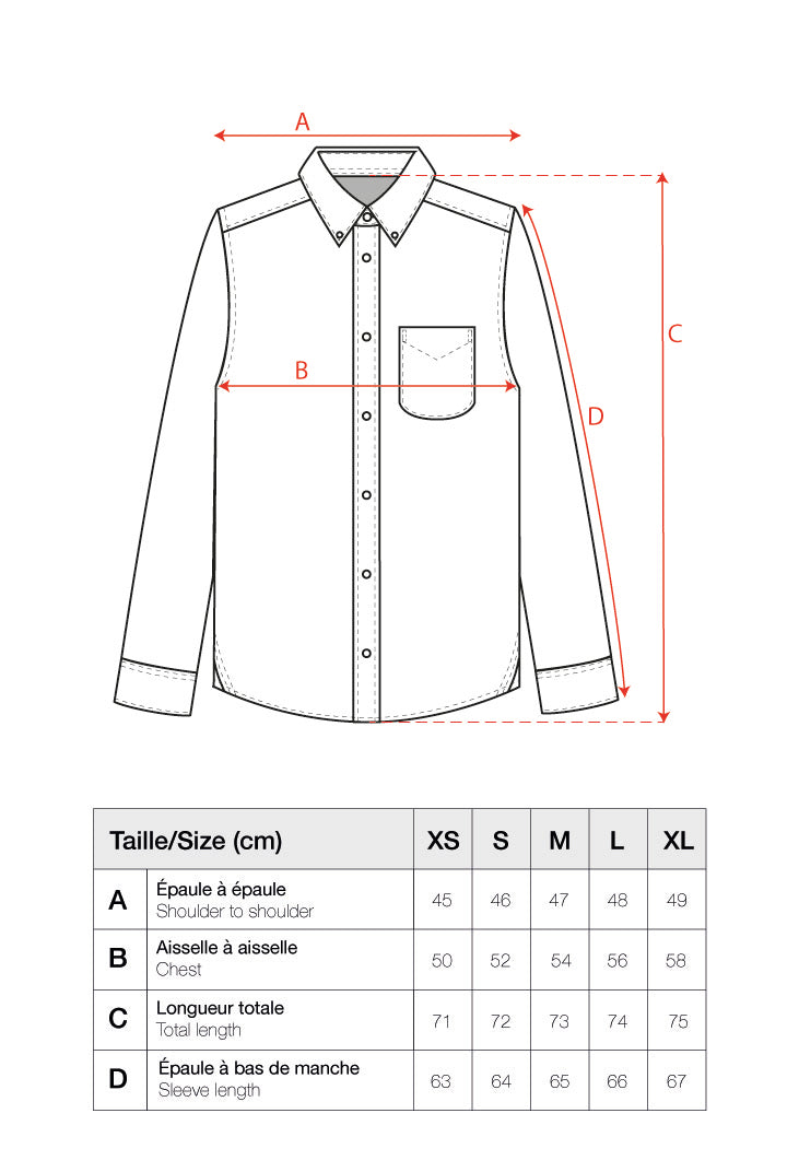 Guide des tailles